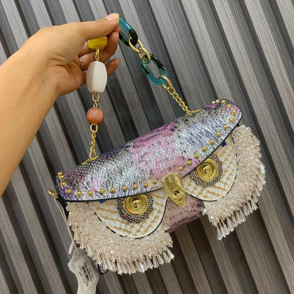 Women's Fashion Owl Underarm Shoulder Bag