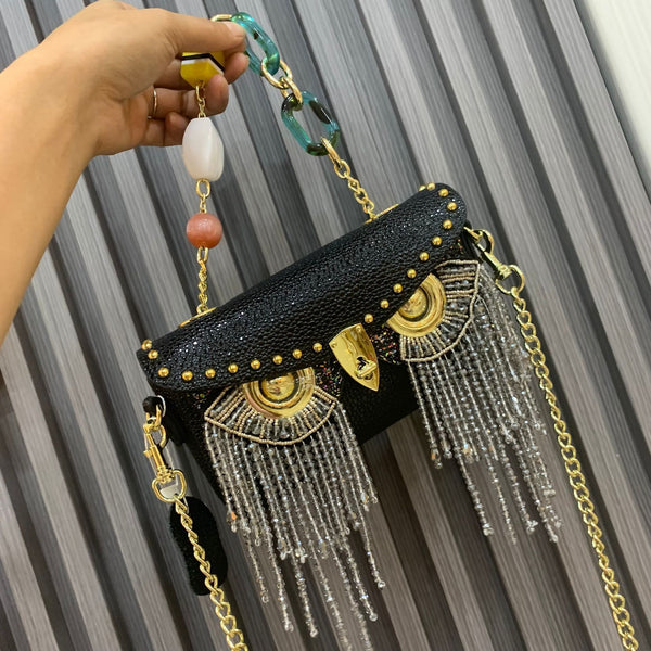 Women's Fashion Owl Underarm Shoulder Bag